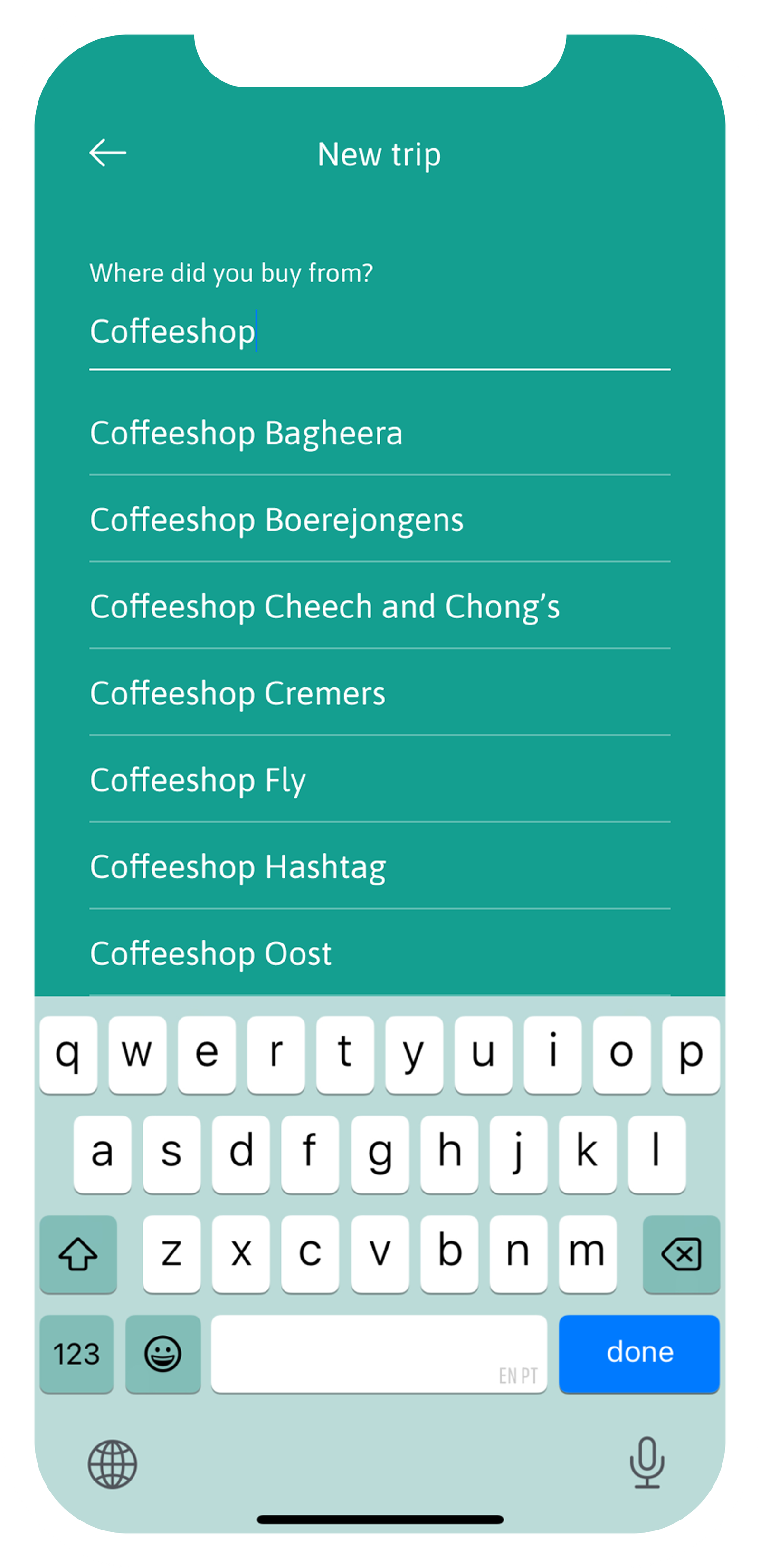 Save your favorite shops